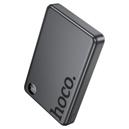 HOCO. POWER BANK MAGNETIC Q34 FAST CHARGE 10000MAH PD TYPE-C 20W - METAL GREY